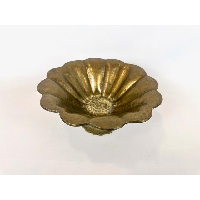 Vintage Brass Fruit Pedestal Bowl, 1960s For Sale - Image 4 of 14