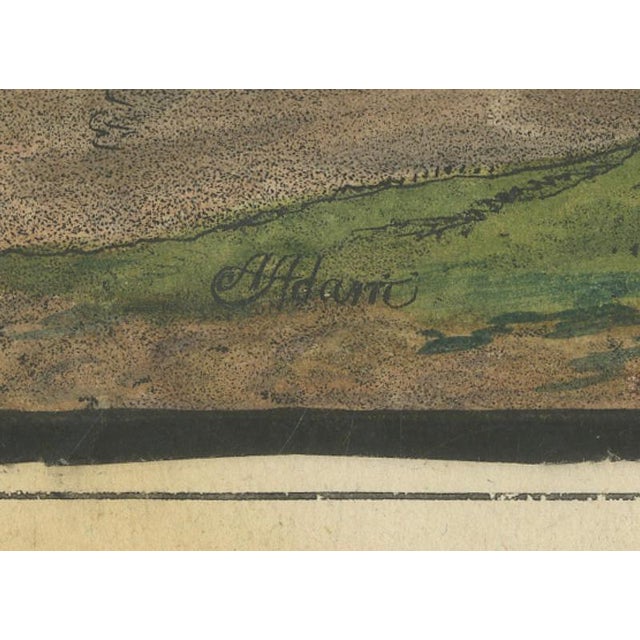 Napoleonic Military Encampment, 1810, Hand-Coloured Panoramic Aquatint, Framed For Sale - Image 11 of 12