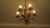 Hans Kögl 1960-70 chandelier with patinated gold plated metal leaves and wheatsheaves. I have official proof of...
