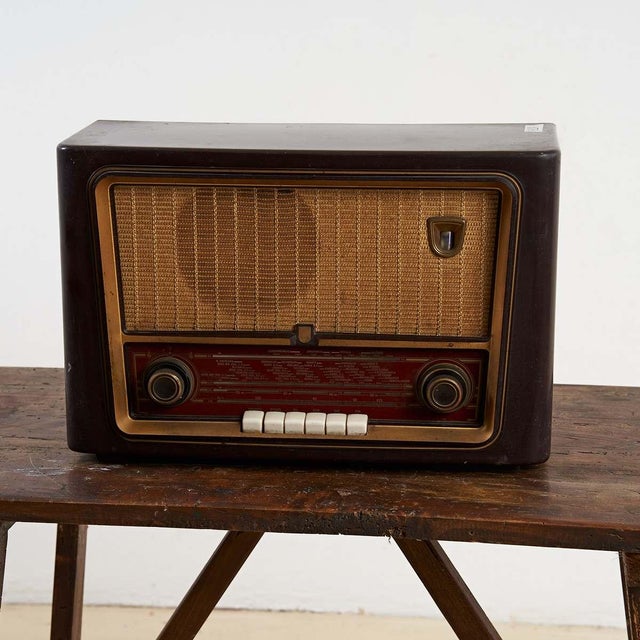 Vintage Valve Radio from Philips, 1950s For Sale - Image 9 of 9