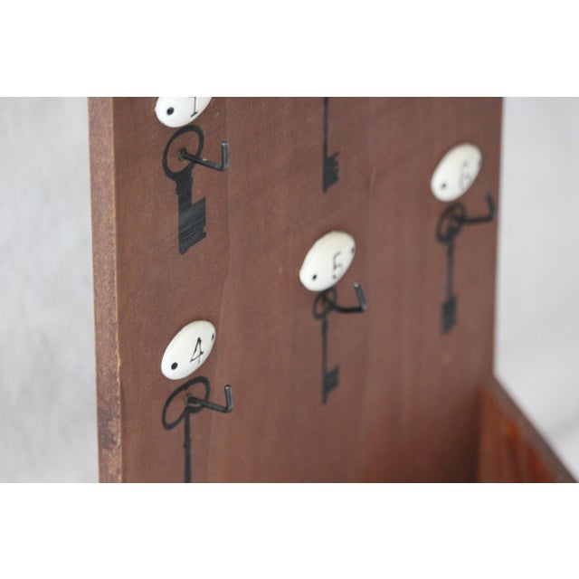 Key Holder Box in Wood and Metal, 2000s For Sale - Image 10 of 18