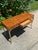 Wood Late 20th Century Burl French Empire Style Console Table With Brass Legs For Sale - Image 7 of 11
