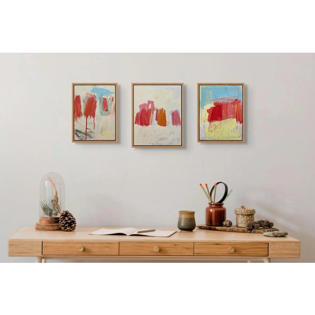 Mixed media on canvas Edition: Unique. Unframed. This artwork is exclusive to IdeelArt. A triptych. Each piece size: 1. 32...