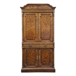 Drexel Heritage Cameo Classics Italian Neoclassical Tuscan Style 41" Clothing Storage Armoire 191-440 For Sale