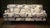 Vintage Three-Seater Sofa in Floral Velvet, 2010s For Sale - Image 10 of 18