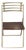 Mid Century Modern Slatted Folding Chair For Sale