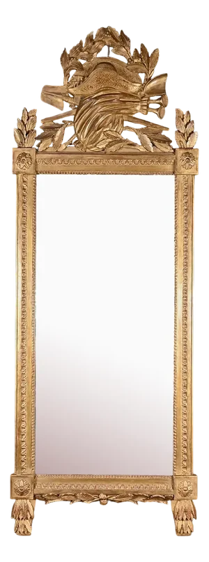 Louis XV Golden Wood Mirror, 1768