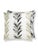 Contemporary The House Of Scalamandré Chira Island Square Pillow In Shadow For Sale - Image 3 of 3