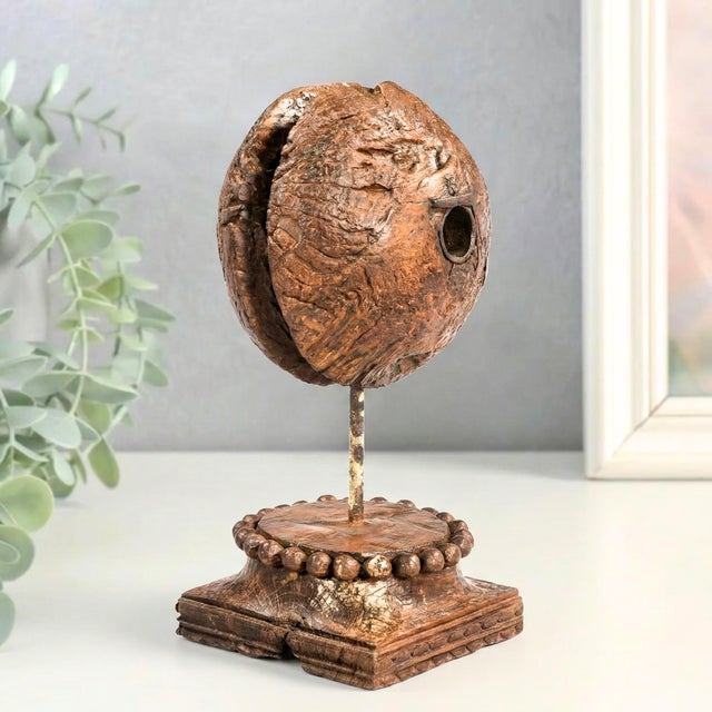 Dimensions: 9" W x 12" D x 23" H Features: • A rare piece and one of its kind exists • Solid wood construction • Antique...