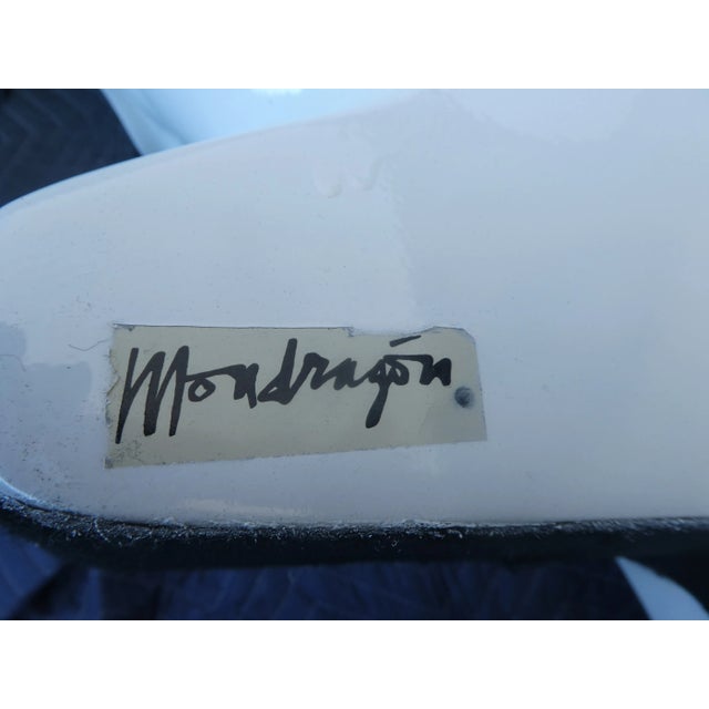 White Large 1970's Signed Mondragon Fiberglass Cockatiel, Great Table Fare For Sale - Image 8 of 13