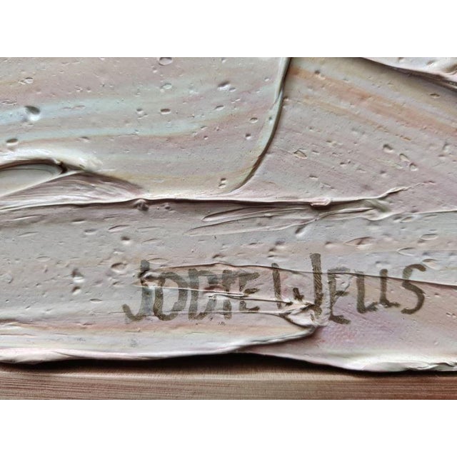 2020s Jodie Wells Galah on Blushing Peach, 2022 Painting Oil on Canvas For Sale - Image 5 of 7