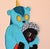 Plushie IX by Ayobola Kekere-Ekun | Mixed media Artwork of a bear embracing a person For Sale