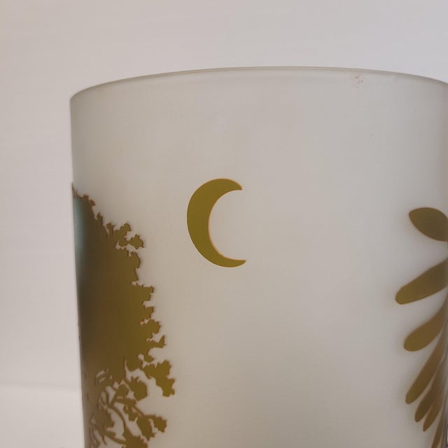 Table Lamps in Bent and Acid-Etched Glass by F.J., France, 1970s, Set of 2 For Sale - Image 17 of 18