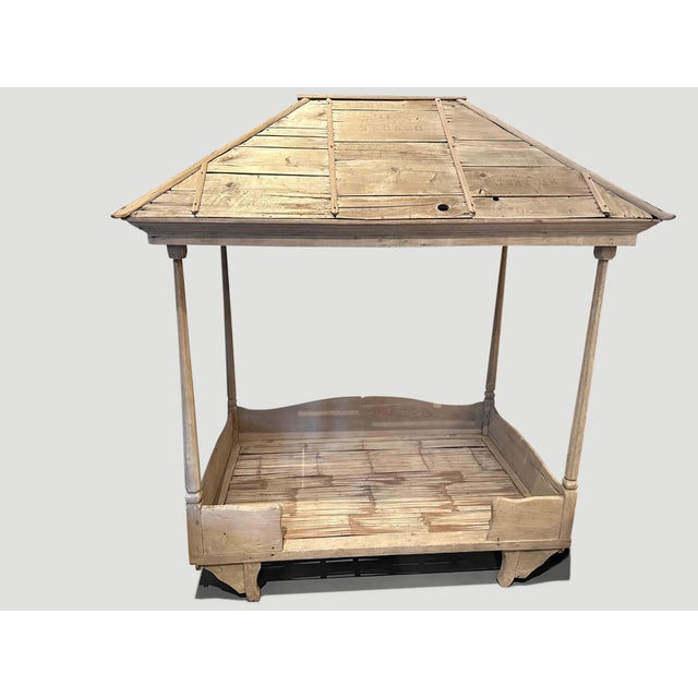 1950s Antique Wabi Sabi Daybed With Canopy For Sale - Image 5 of 6