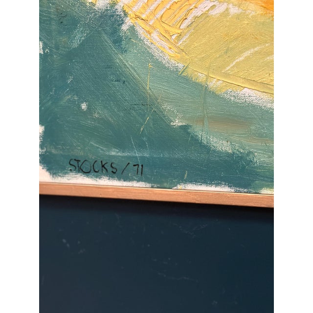 Lars Stocks, Landscape, 1971, Oil Painting on Panel, Framed For Sale - Image 11 of 18
