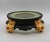 Green 1891-1911 Limoges Porcelain Punch Bowl With Original Stand For Sale - Image 8 of 10