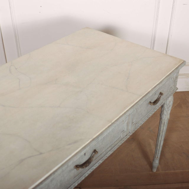 Swedish Painted Writing Table, 1890s For Sale - Image 11 of 13