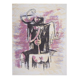 Wifredo Lam, Primal Spirits, Lithograph For Sale