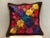 Mexican Floral Embroidered Pillow Cover For Sale - Image 4 of 4