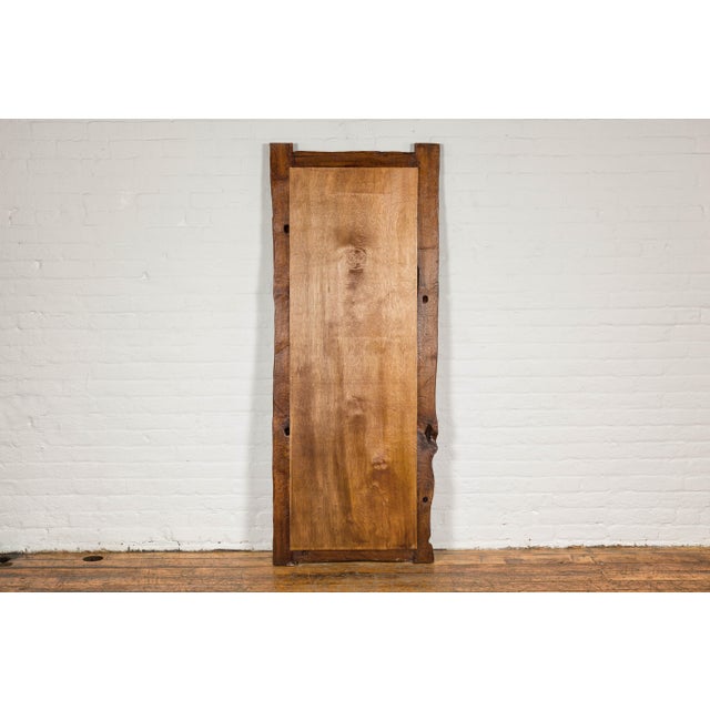 Country style antique driftwood made into a mirror with rustic character and beveled glass. This Country-style antique...