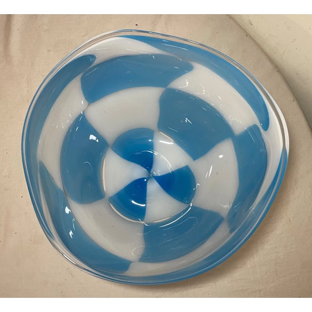 Glass Huge Blown Harry Stuart RPM Studio Centerpiece Bowl Art Glass Sculpture Vase For Sale - Image 7 of 12