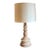 Alabaster Lamp & Shade by Ironies For Sale