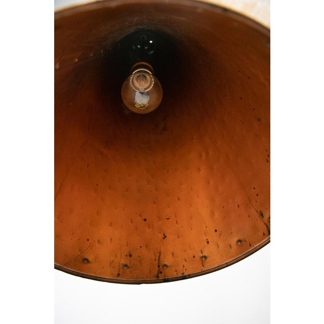 Danish Hammered Copper Cone Pendant Lamps by E. S. Horn Aalestrup, 1950s, Set of 2 For Sale - Image 12 of 14