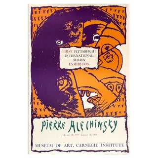 Pierre Alechinsky, Museum of Art, Original Poster For Sale