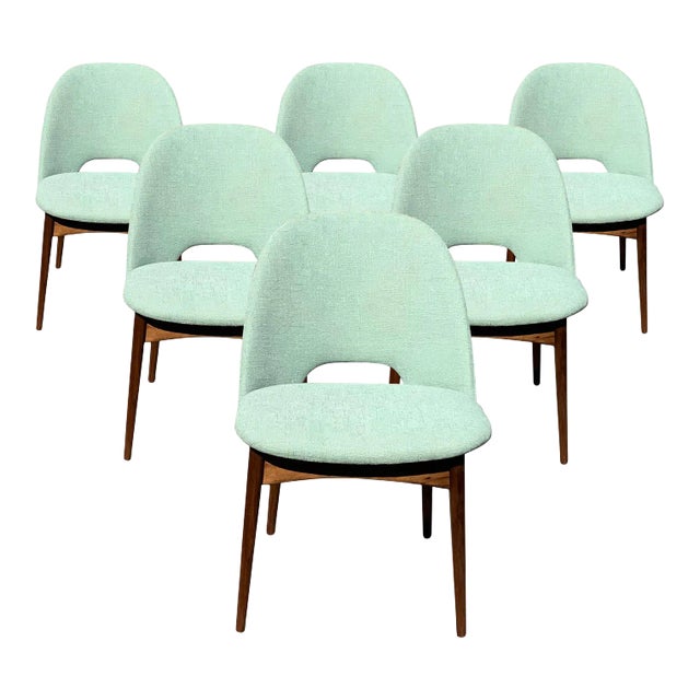 Mid Century Style Tub Dining Chairs Set of 6 Chairish