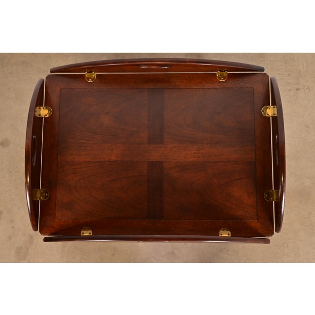 Baker Furniture Chippendale Mahogany Butler's Coffee Table For Sale In South Bend - Image 6 of 15