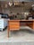 Wood 1960s Restored Arne Vodder Teak Executive Desk by Hp Hansen, Mid Century Modern For Sale - Image 7 of 12