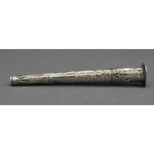 19th Century 19th Century Continental Silver Needle Case For Sale - Image 5 of 8