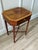 Madison Furniture Vintage Georgian Style Mahogany Octagonal Sewing Table With Inlaid Top For Sale - Image 4 of 6