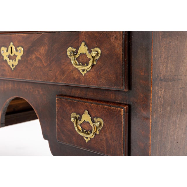 Antique English George II Mahogany Lowboy, 1700s For Sale - Image 9 of 10