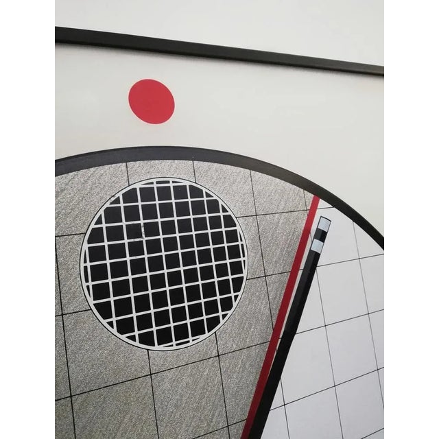 1980s Large Postmodern Morphos Clock by Kurt B. Del Banco for Acerbis For Sale - Image 5 of 10