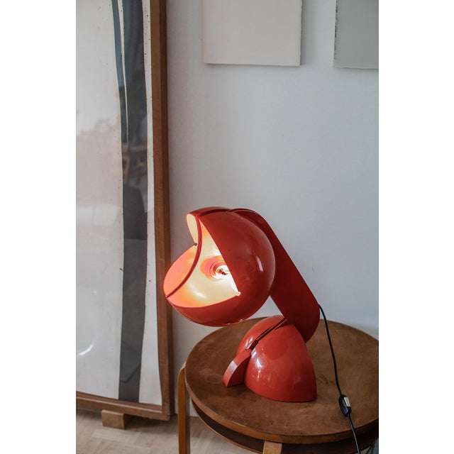 Very early production, with first edition switch and light sockets, also super rare in this color This piece is attributed...