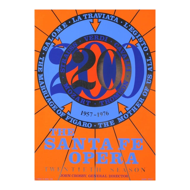 Robert Indiana the Santa Fe Opera, 1976 For Sale