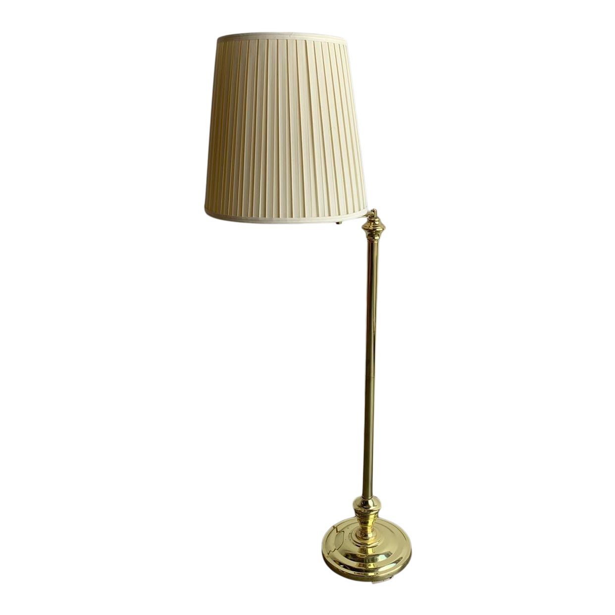 1980s Brass Adjustable Floor Lamp With Shade Chairish Shop for adjustable floor lamp online at target. chairish