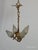 Antique Darling 4 Arm 4 Light Glowing Ribbons and Bows Flame Torch Chandelier For Sale - Image 16 of 17