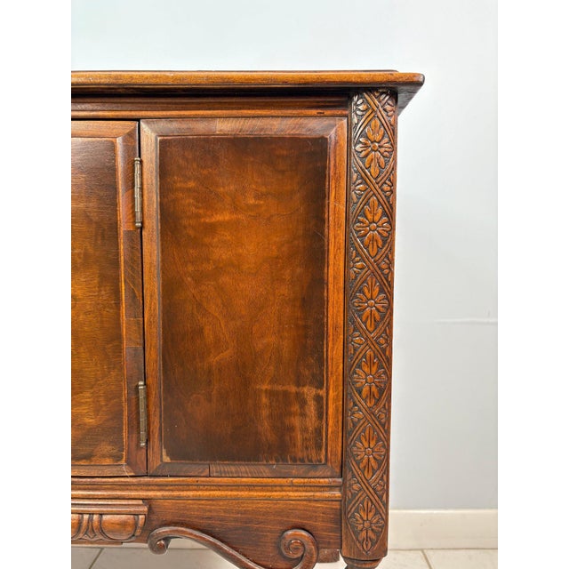 Vintage Tomlinson Jacobean Revival Oak Server / Sideboard For Sale - Image 15 of 15