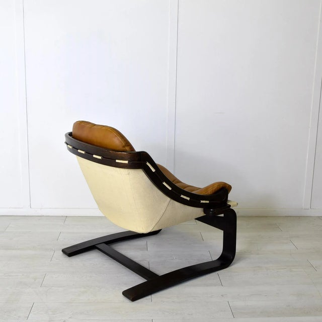 1970s Vintage Krona Lounge Chair by Ake Fribytter for Nelo, 1970s For Sale - Image 5 of 12