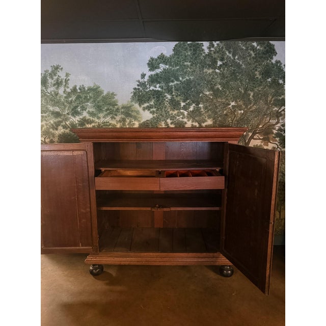 Baroque 18th Century Dutch Arched Panel Cabinet For Sale - Image 3 of 8