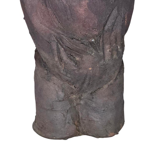 Claude Horan Signed Hawaiian Studio Pottery Female Sculpture 14" For Sale - Image 10 of 18