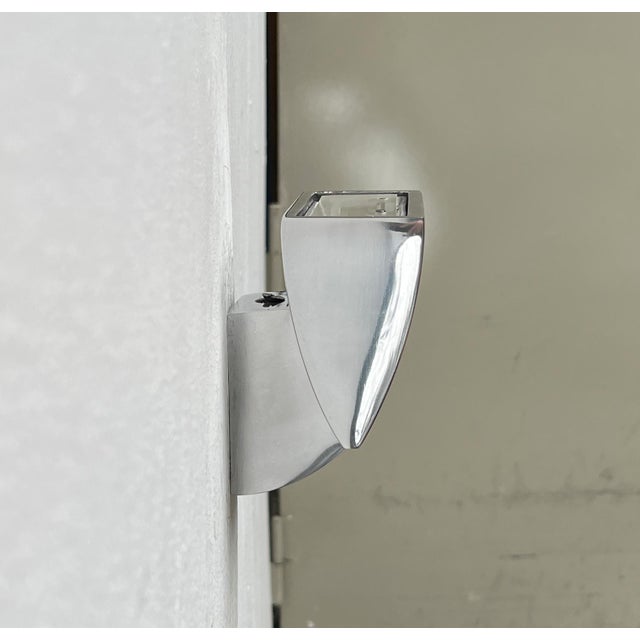 Vintage Postmodern Spanish Model Arqui Pe Aluminum Sconces by O. & S. Devesa for Metalarte, 1990s, Set of 2 For Sale - Image 18 of 18