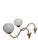 Metal Art Deco Wall Lamp, Poland, 1950s, Set of 2 For Sale - Image 7 of 12