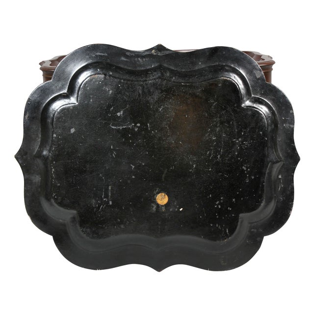 Victorian Papier Mache Tray Table For Sale - Image 9 of 12