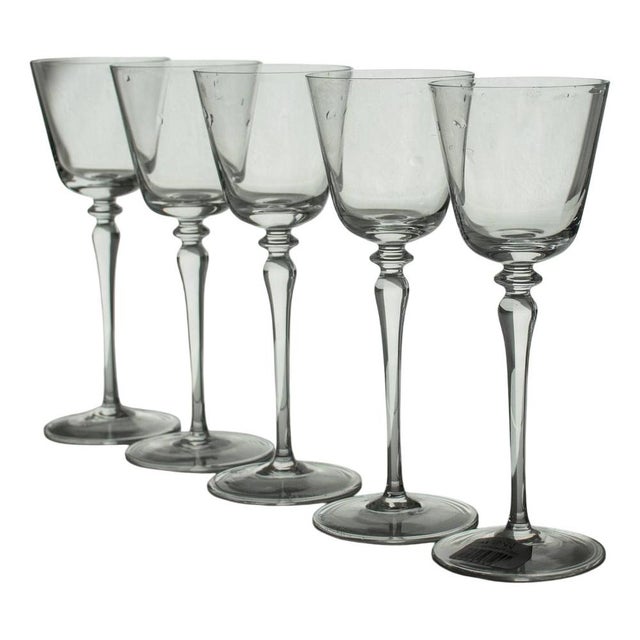 Murano Crystal Glasses by Carlo Moretti, Set of 4 For Sale - Image 12 of 13