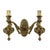 Brass Wall Lights, 1940s, Set of 2 For Sale - Image 4 of 4
