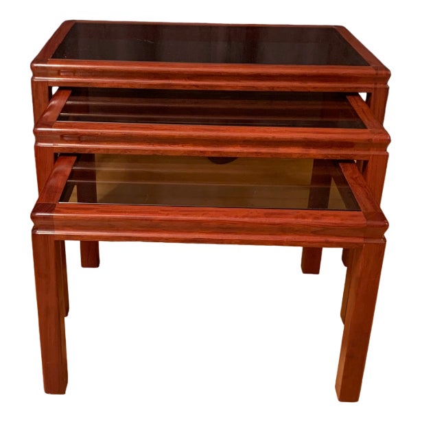 Nesting Tables, Italy, 1970s, Set of 3 For Sale