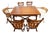 Mid 20th Century Cushman of Vermont Colonial Creations Brandywine Manor Dining Room Set No. 7031, 6 Chair, Expandable Table For Sale